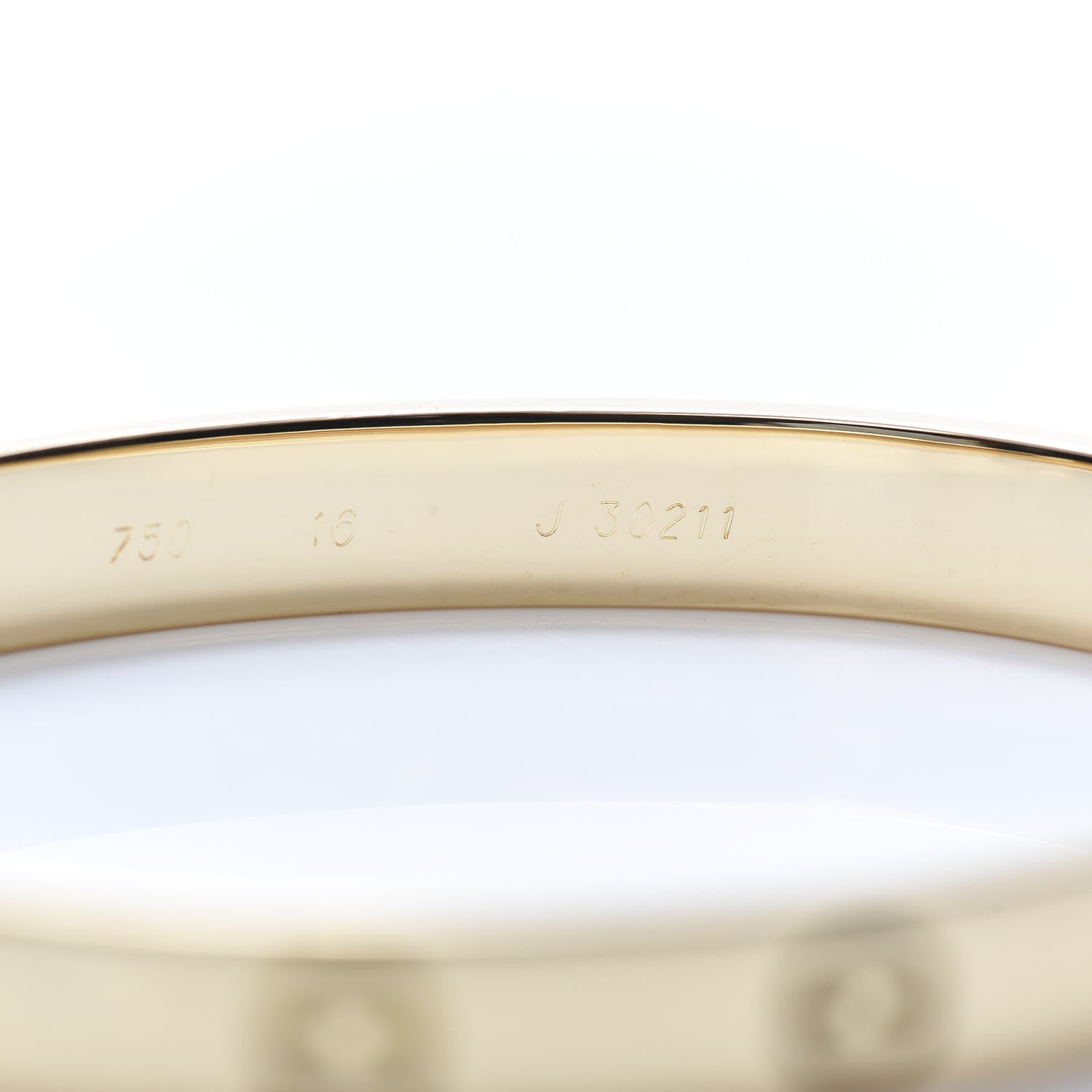 Cartier 18K Yellow Gold LOVE Bracelet 16 4 of 5