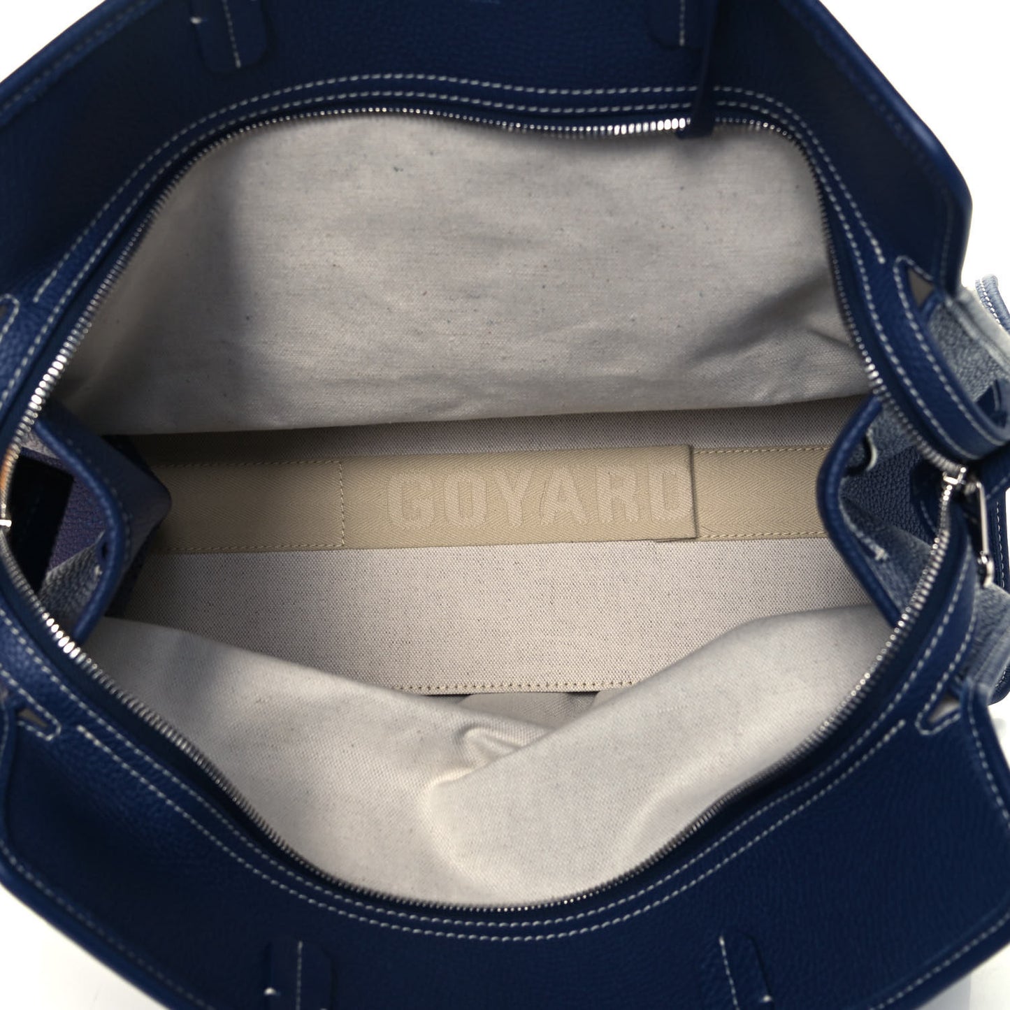 Goyardine Sac Hardy Pet Carrier PM Navy