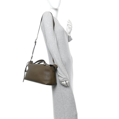 Fendi Cuoio Romano Selleria Large By The Way Boston Bag Wood 3 of 9