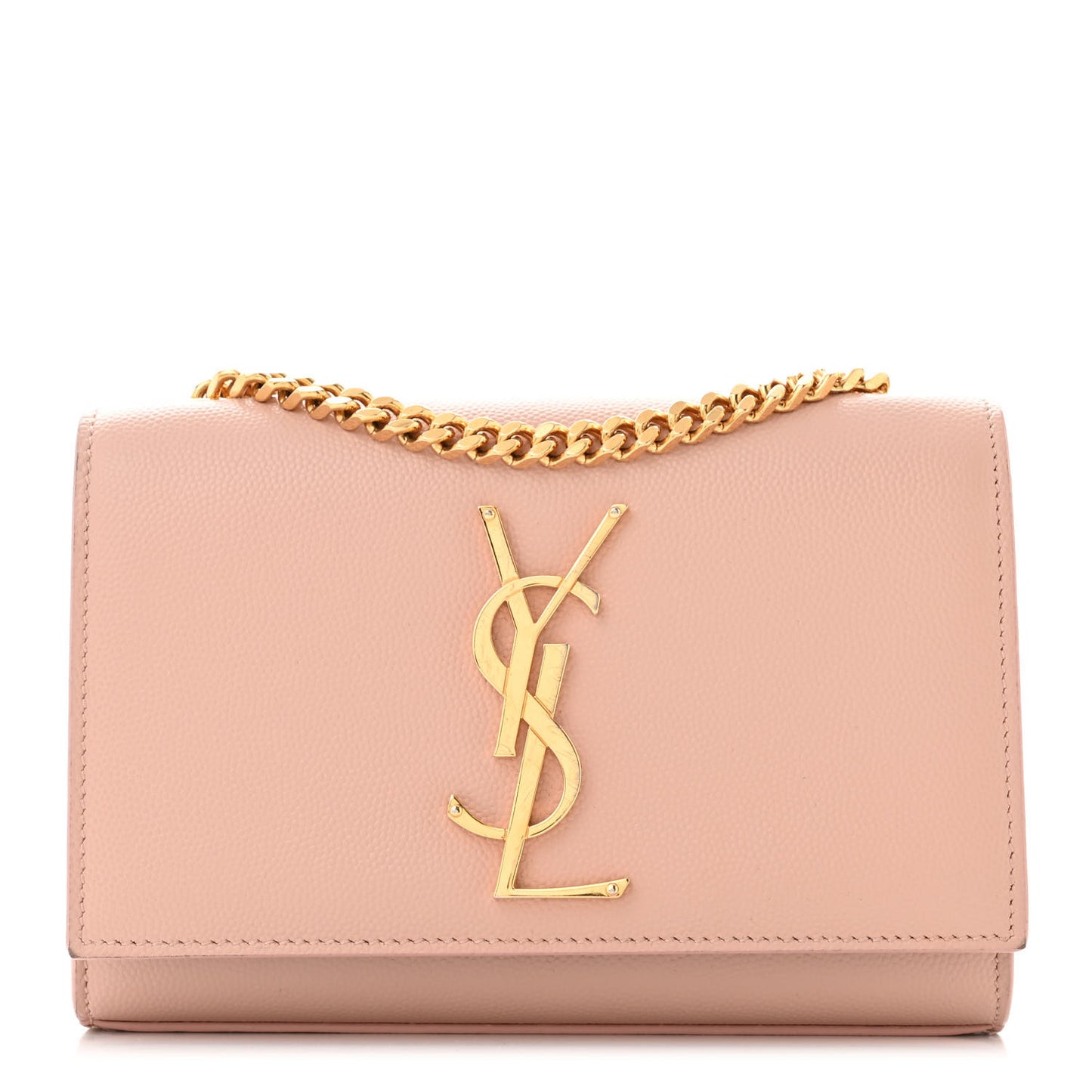 Grain De Poudre Small Monogram Kate Satchel Pale Blush