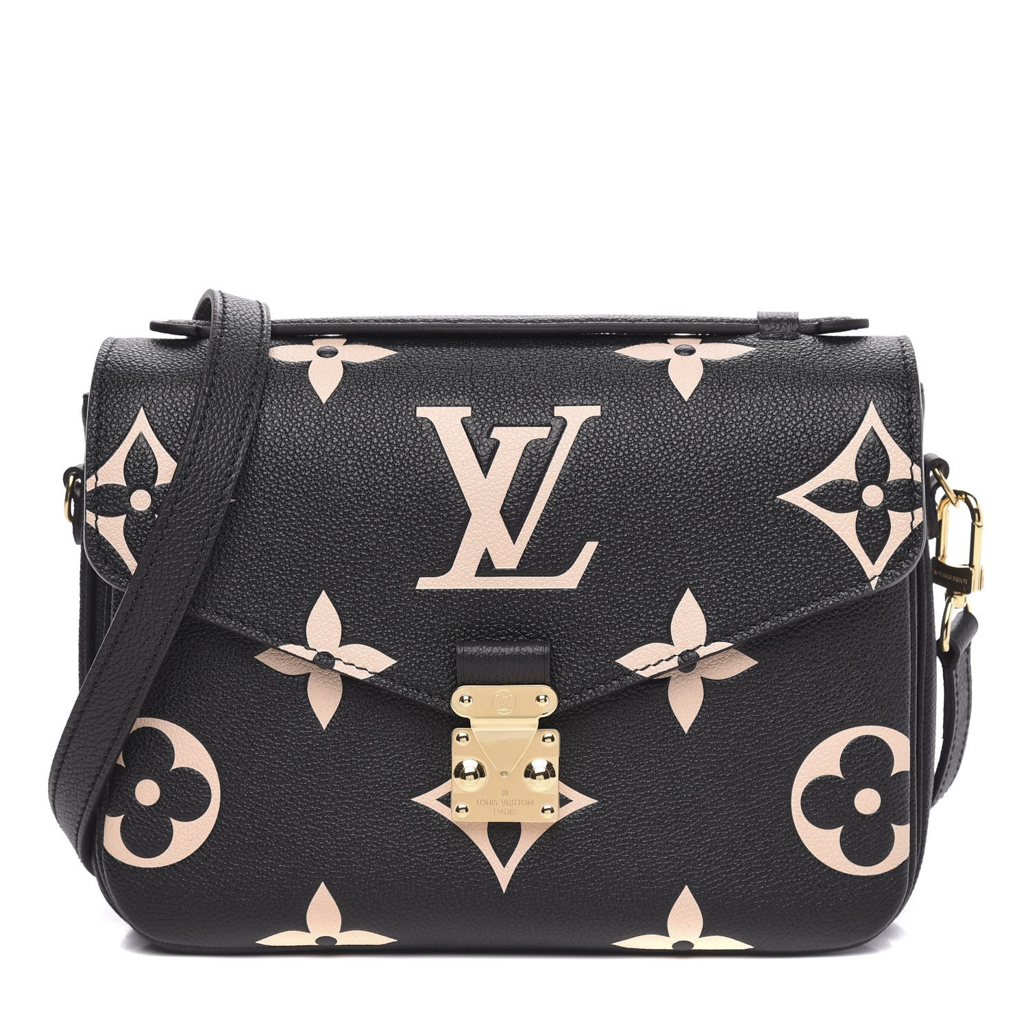 Louis Vuitton Empreinte Monogram Giant Pochette Metis Black Beige 1 of 7