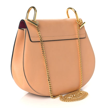 Chloe Suede Smooth Calfskin Drew Shoulder Bag Misty Beige 3 of 9