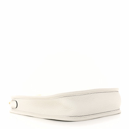 Hermes Taurillon Clemence Amazone Evelyne TPM New White 3 of 10