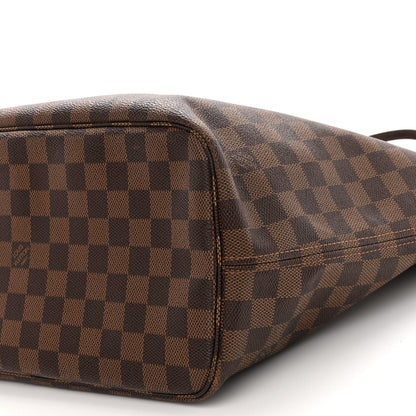 Louis Vuitton Damier Ebene Neo Neverfull MM Rose Ballerine 10 of 10