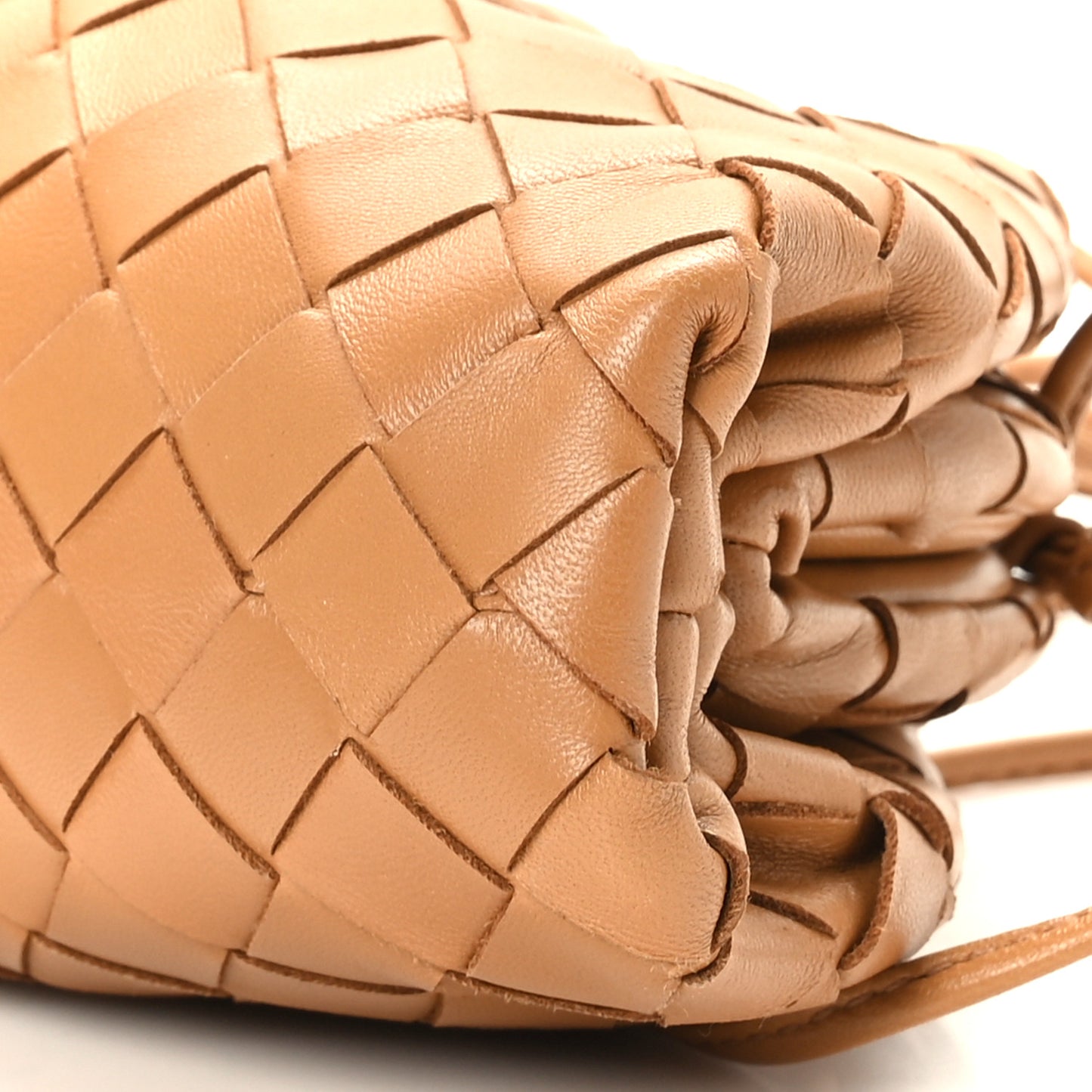Nappa Intrecciato The Mini Pouch Carmel