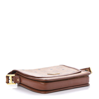 MCM Visetos Small Flap Shoulder Bag Cognac 4 of 14