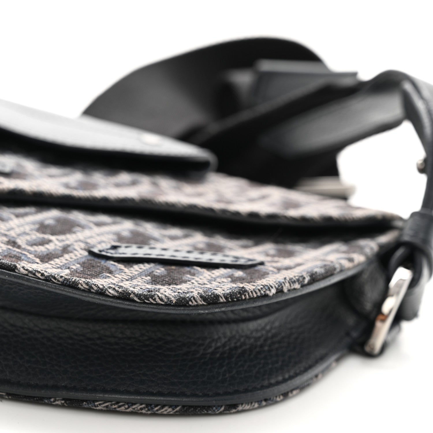 Christian Dior Oblique Saddle Messenger Pouch Blue 10 of 10