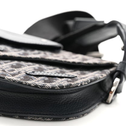 Christian Dior Oblique Saddle Messenger Pouch Blue 10 of 10