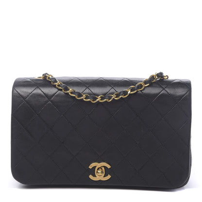 Chanel Lambskin Quilted Small Single Flap Bag Black 1 of 12