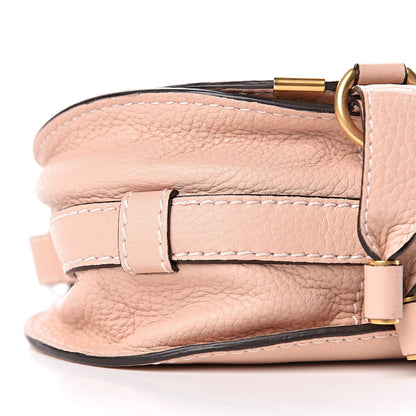 Chloe Calfskin Mini Marcie Round Crossbody Bag Blush Nude 9 of 11
