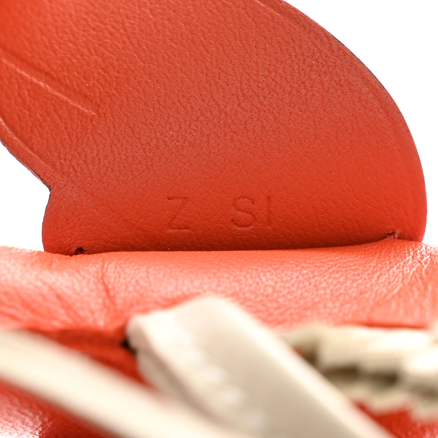 Hermes Milo Lambskin Grigri Rodeo Pegase Horse Bag Charm PM Orange Poppy Craie Terre Battue 4 of 5