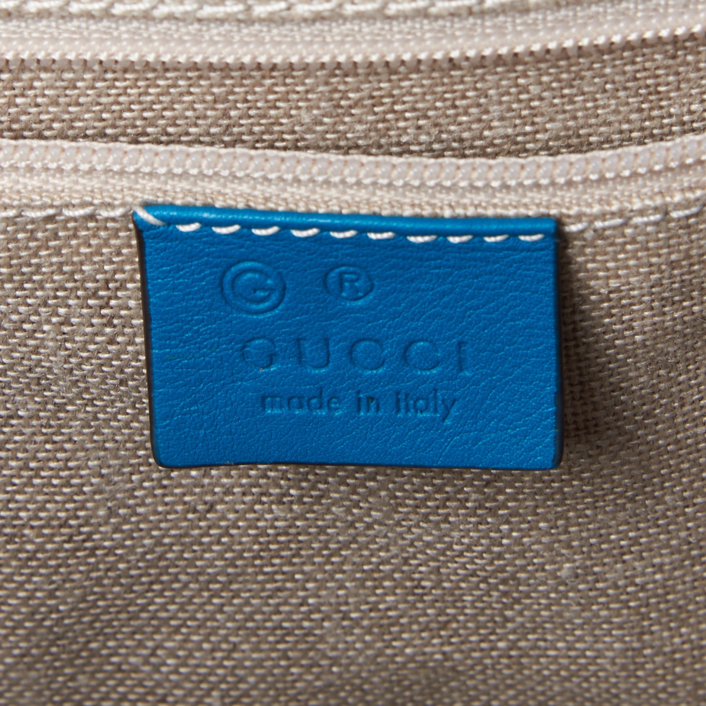 Soft Microguccissima Dome Satchel Deep Cobalt