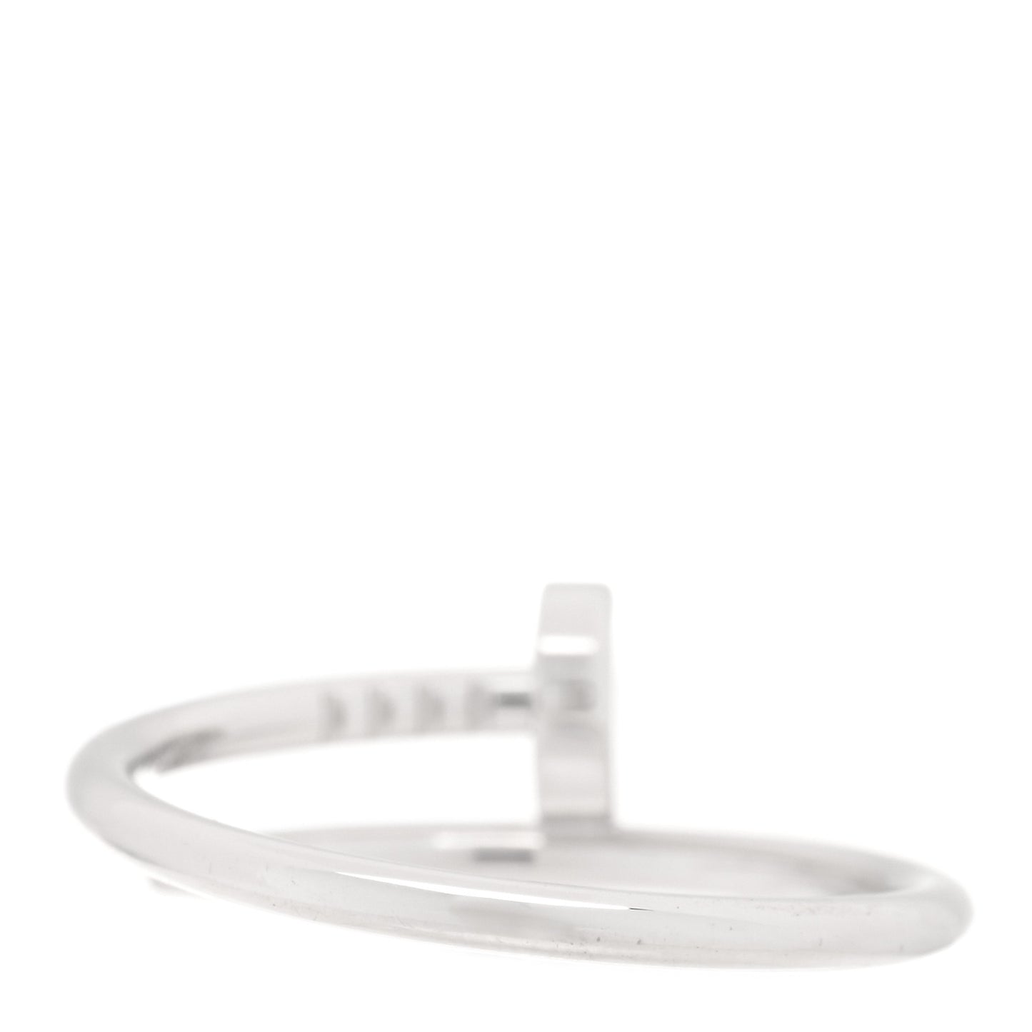 18K White Gold Small Juste Un Clou Ring 55 7.25