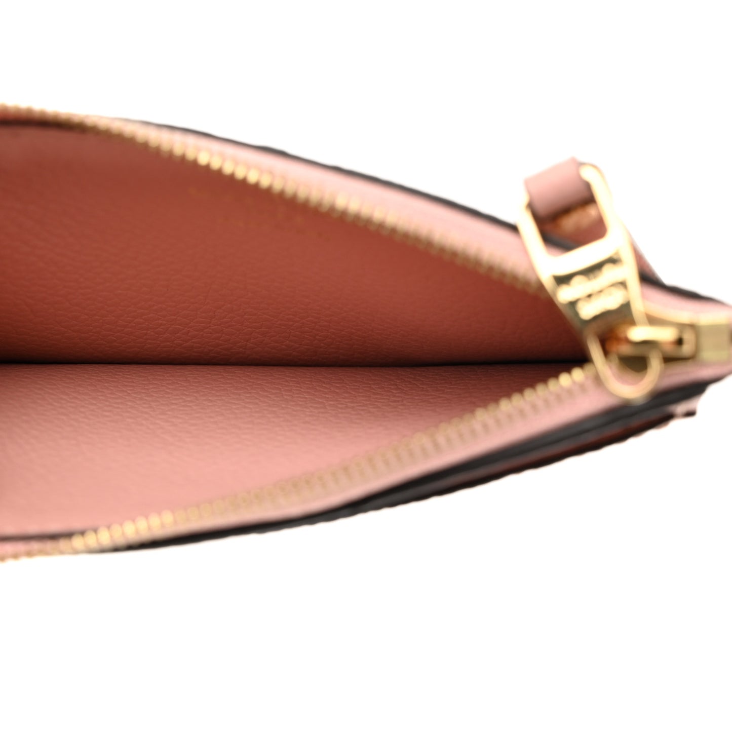 Empreinte Zipper Card Holder Rose Poudre