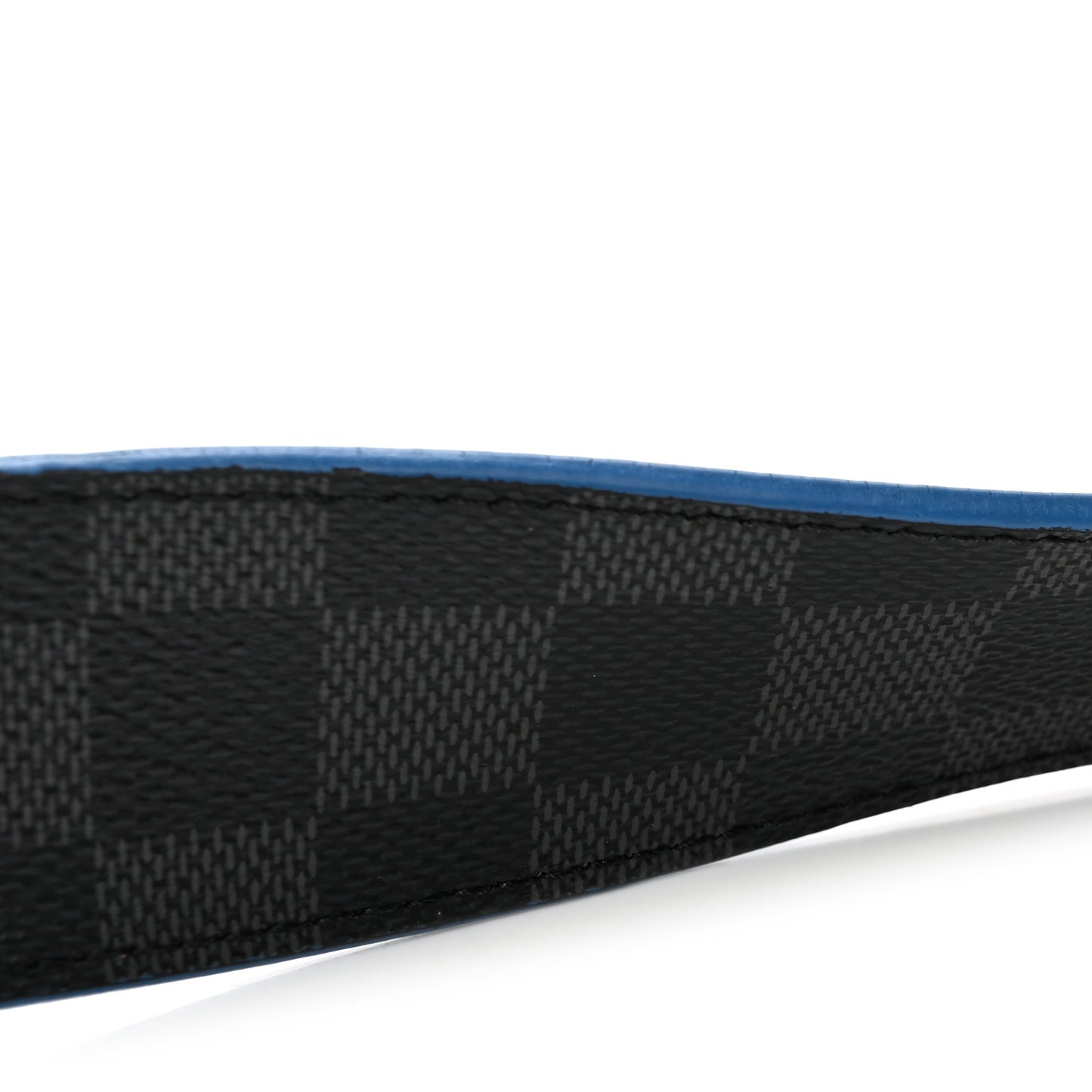 Damier Graphite Calfskin 40mm LV Initiales Reversible Belt 95 38 Blue