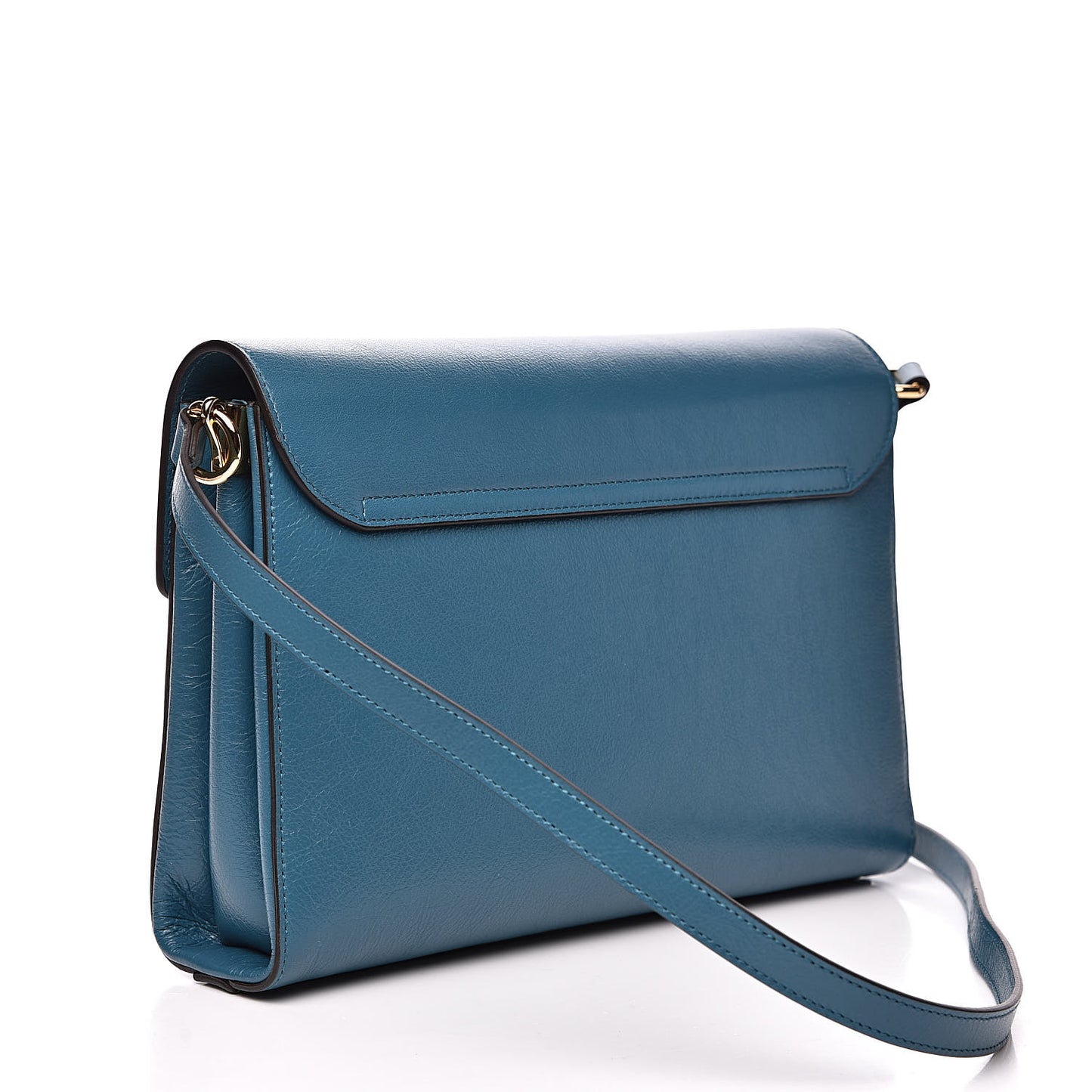 Calfskin Animalier Medium Shoulder Bag Blue