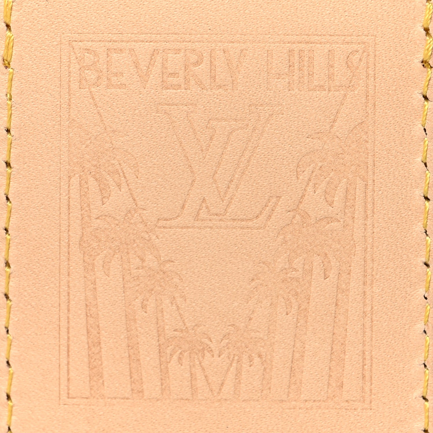 Louis Vuitton Vachetta Beverly Hills Luggage Tag 4 of 4