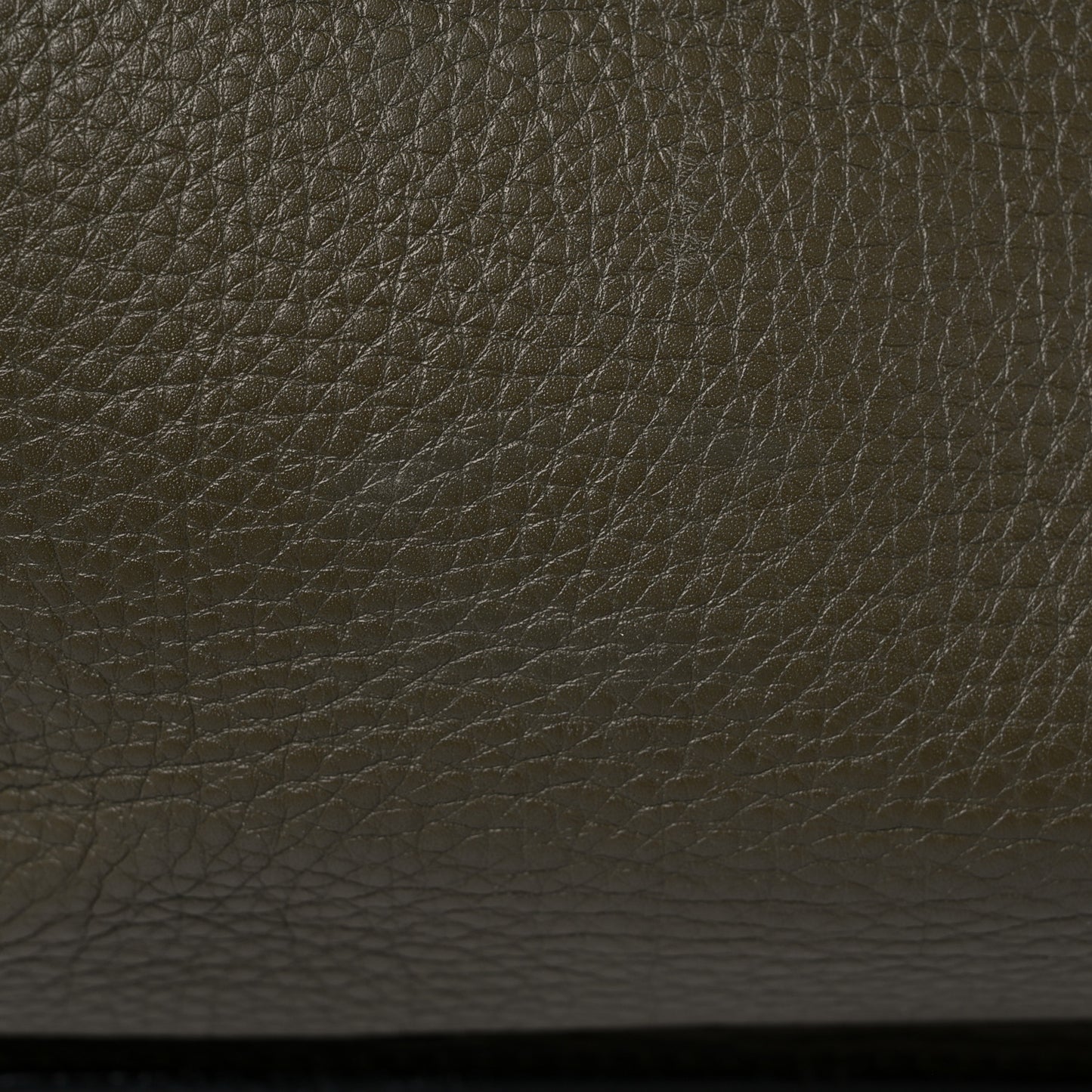 Grained Calfskin To Be Cool Tote Khaki