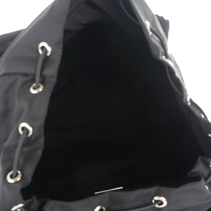 Prada Nylon Montagna Double Buckle Backpack Black 4 of 7