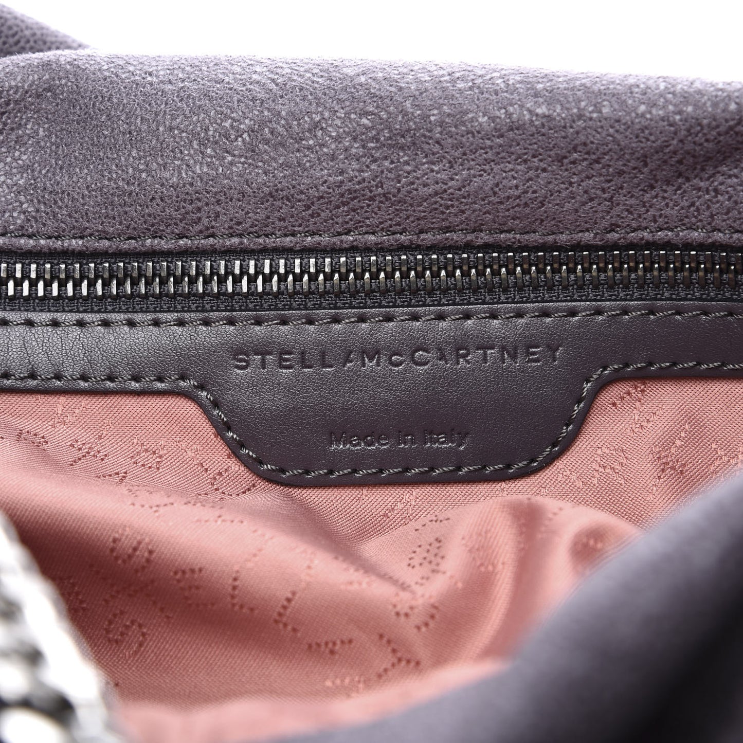 Shaggy Deer Falabella Fold Over Tote Grey