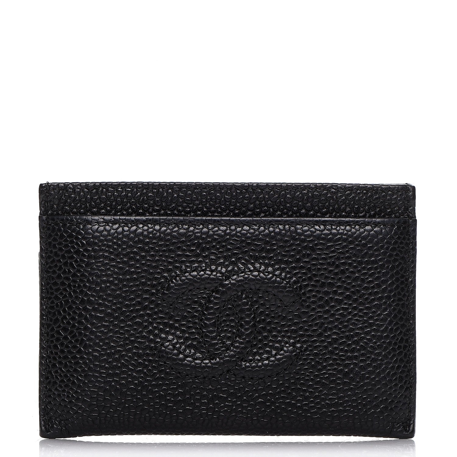 Chanel Caviar Timeless CC Card Holder Black 1 of 8