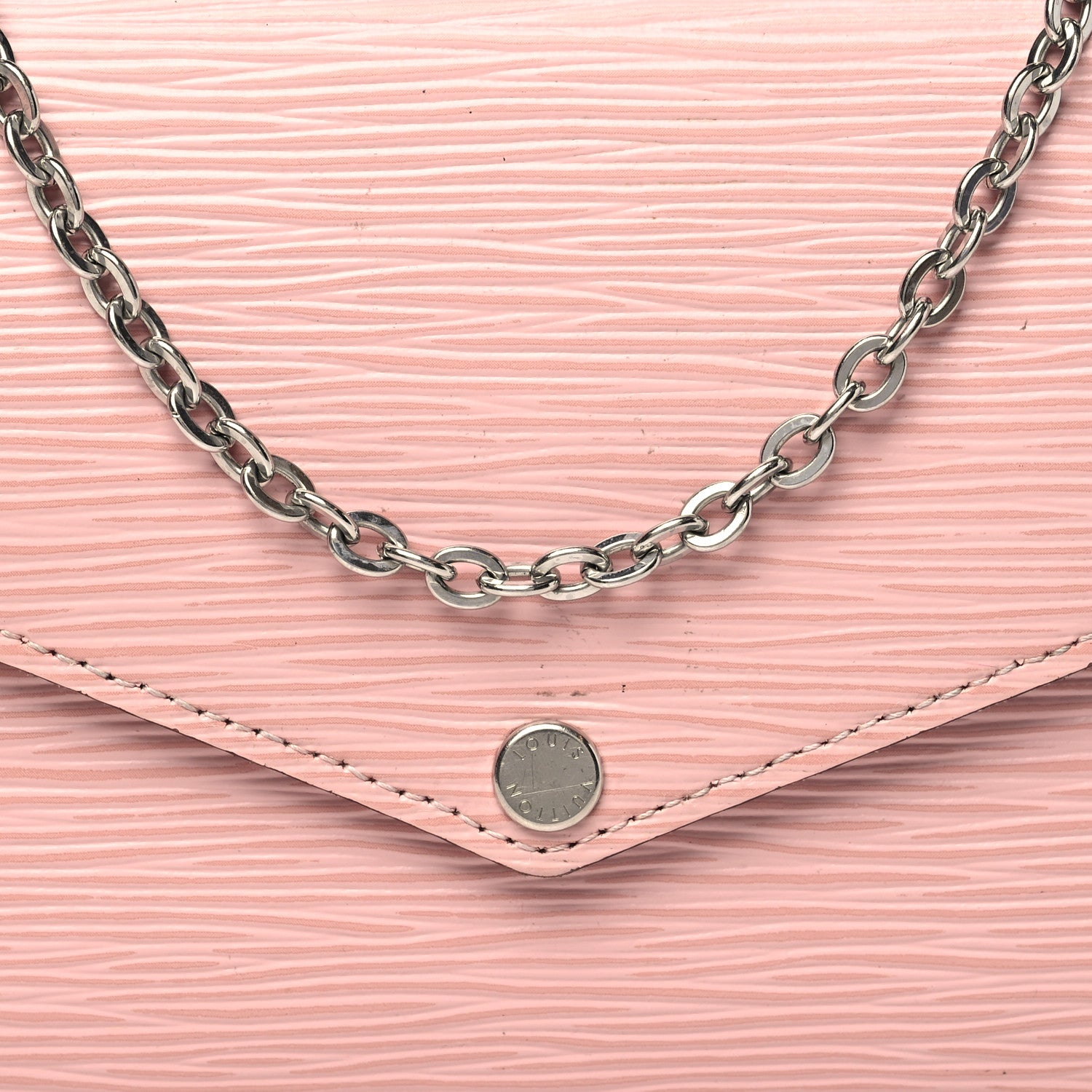 Louis Vuitton Epi Pochette Felicie Rose Ballerine 8 of 11
