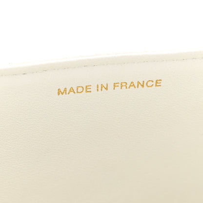 Chanel Caviar Quilted Jumbo Single Flap White 7 of 11