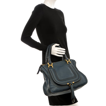 Chloe Calfskin Medium Marcie Satchel Overseas 2 of 11