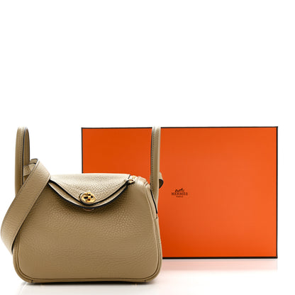 Hermes Taurillon Clemence Mini Lindy 20 Trench 11 of 11