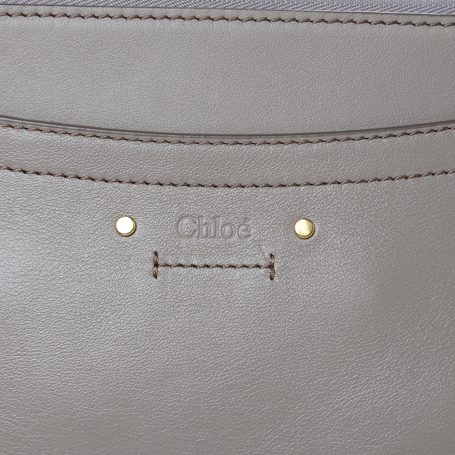 Chloe Calfskin Suede Mini Roy Bag Motty Grey 9 of 12