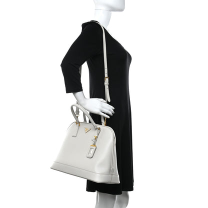 Prada Saffiano Lux Open Promenade Tote Talco 2 of 9