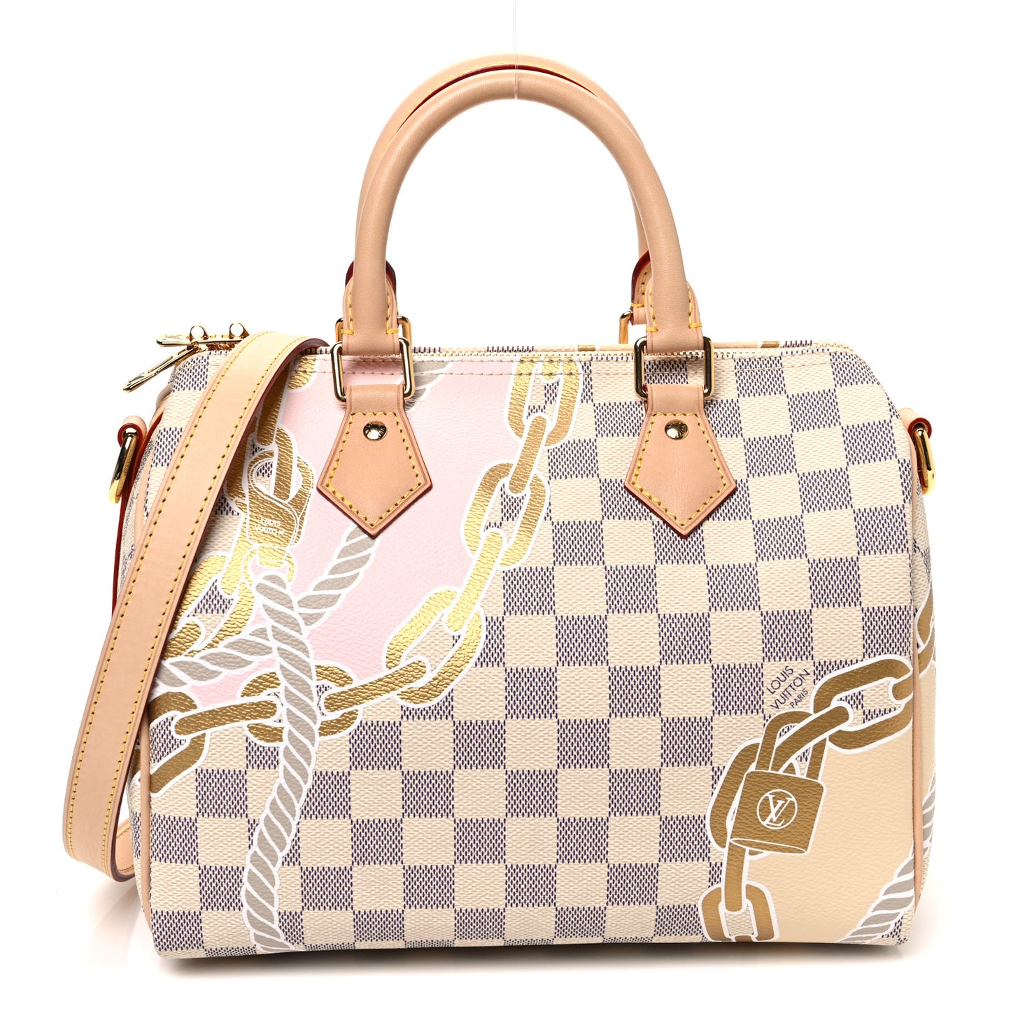 Damier Azur Nautical Speedy Bandouliere 25