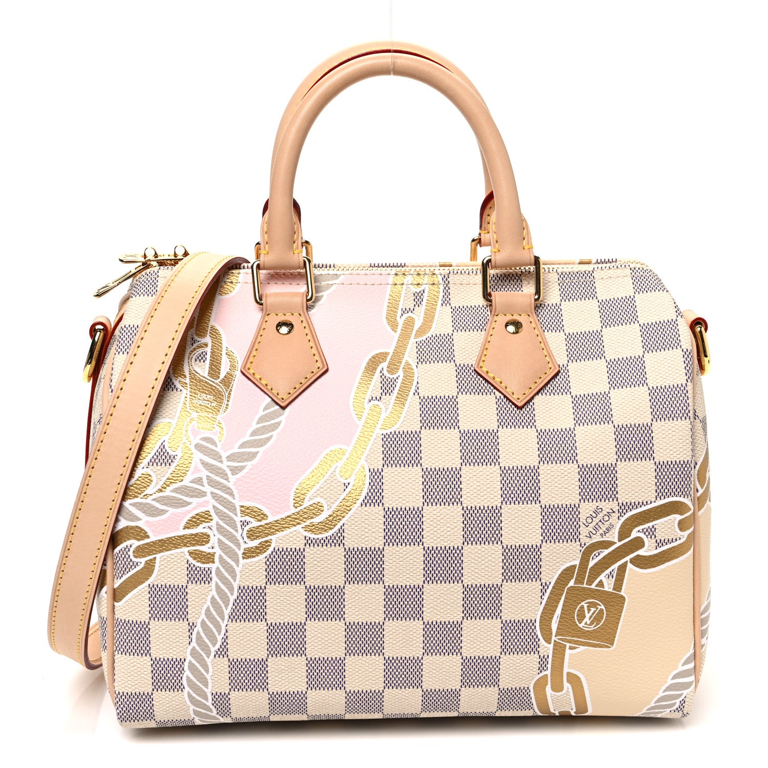 Louis Vuitton Damier Azur Nautical Speedy Bandouliere 25 1 of 9