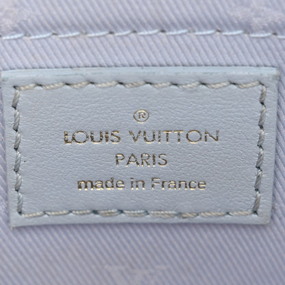 Louis Vuitton Calfskin Bubblegram Alma BB Ice Blue 6 of 12