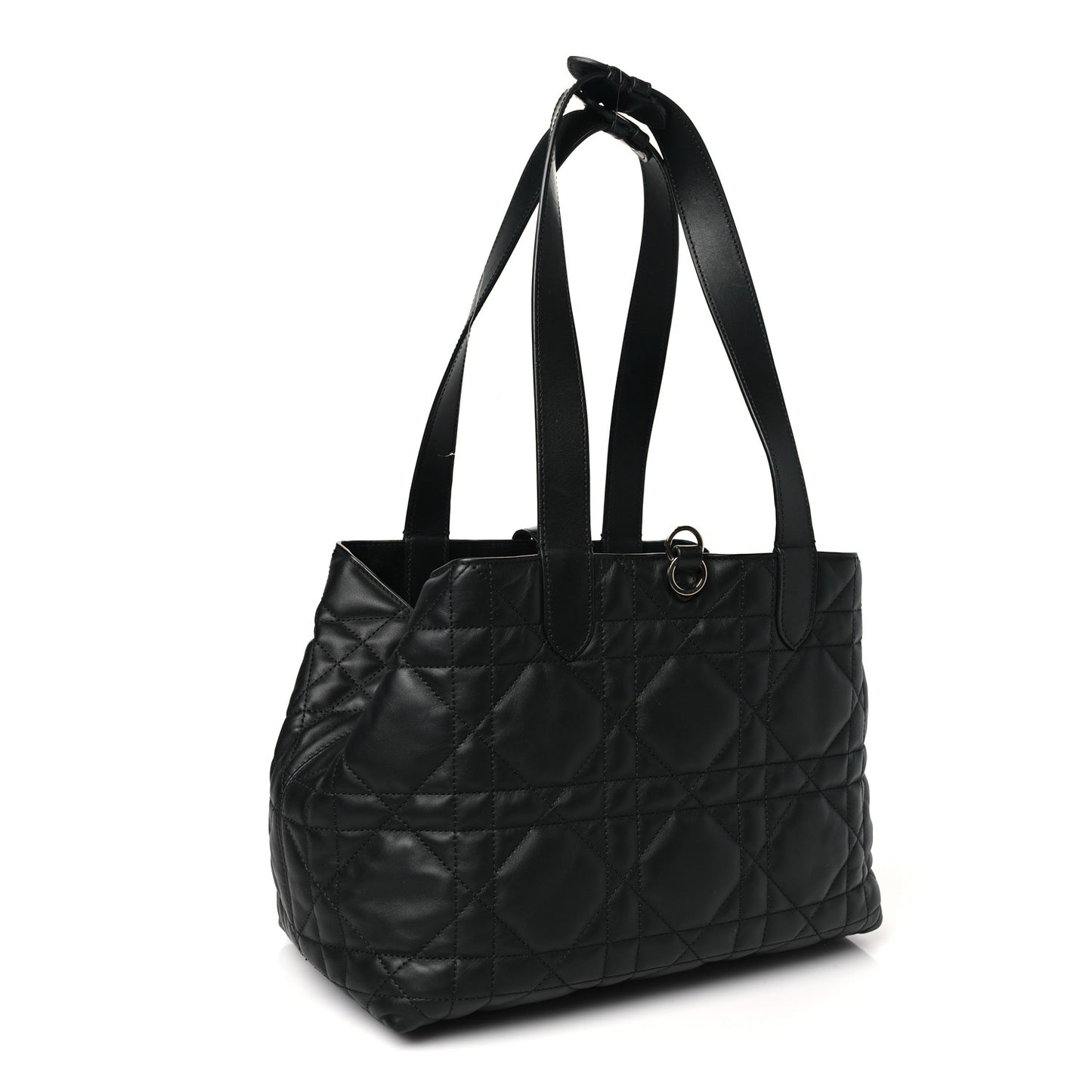 Calfskin Macrocannage Medium Toujours Black