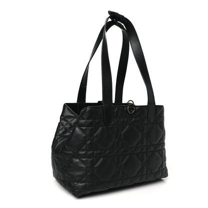 Christian Dior Calfskin Macrocannage Medium Toujours Black 4 of 11