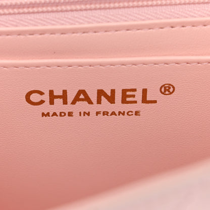 Chanel Lambskin Quilted Mini Square Flap Light Pink 6 of 11