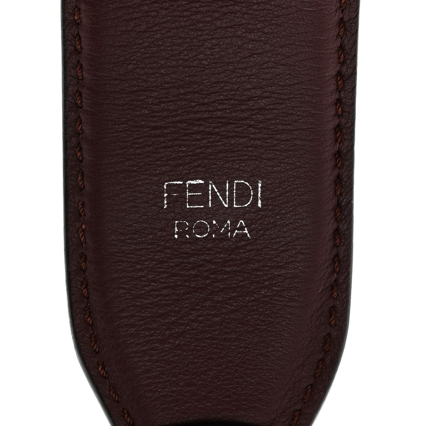 Vitello Dolce Plexiglass Bi-Color Studded Strap You Lagun Bordeaux Multicolor