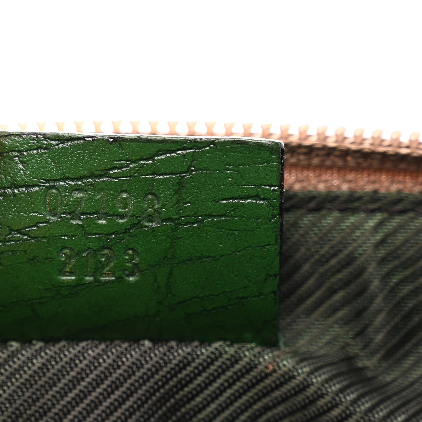 Monogram Web Boat Pochette Green