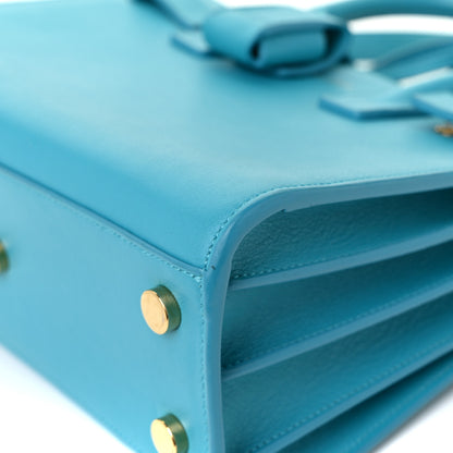 Saint Laurent Calfskin Nano Sac De Jour Turquoise 13 of 16