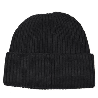 Chanel Wool Cashmere CC Beanie Hat Light Black White 2 of 5
