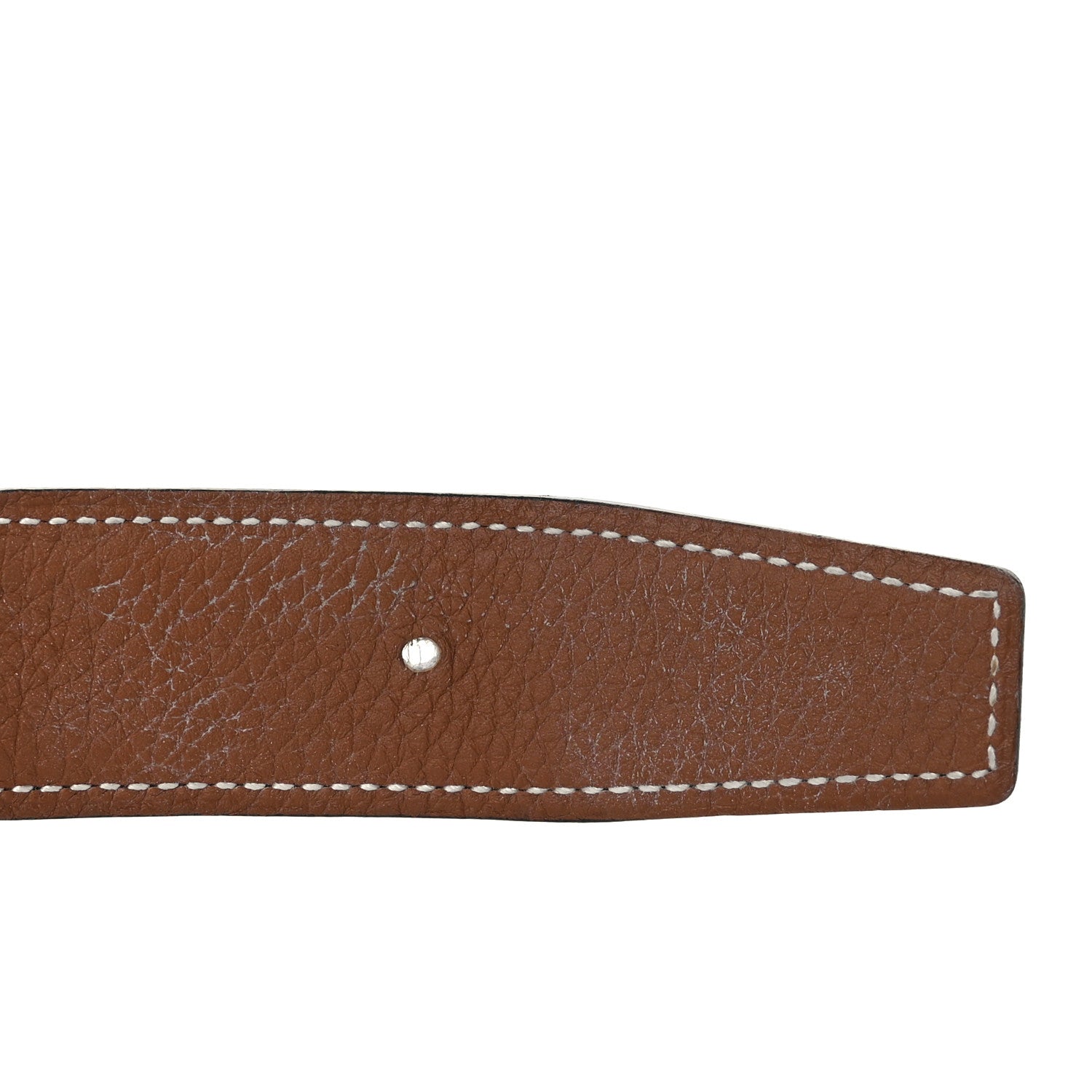 Hermes Box Togo 32mm H Belt 80 32 Black Gold 6 of 8