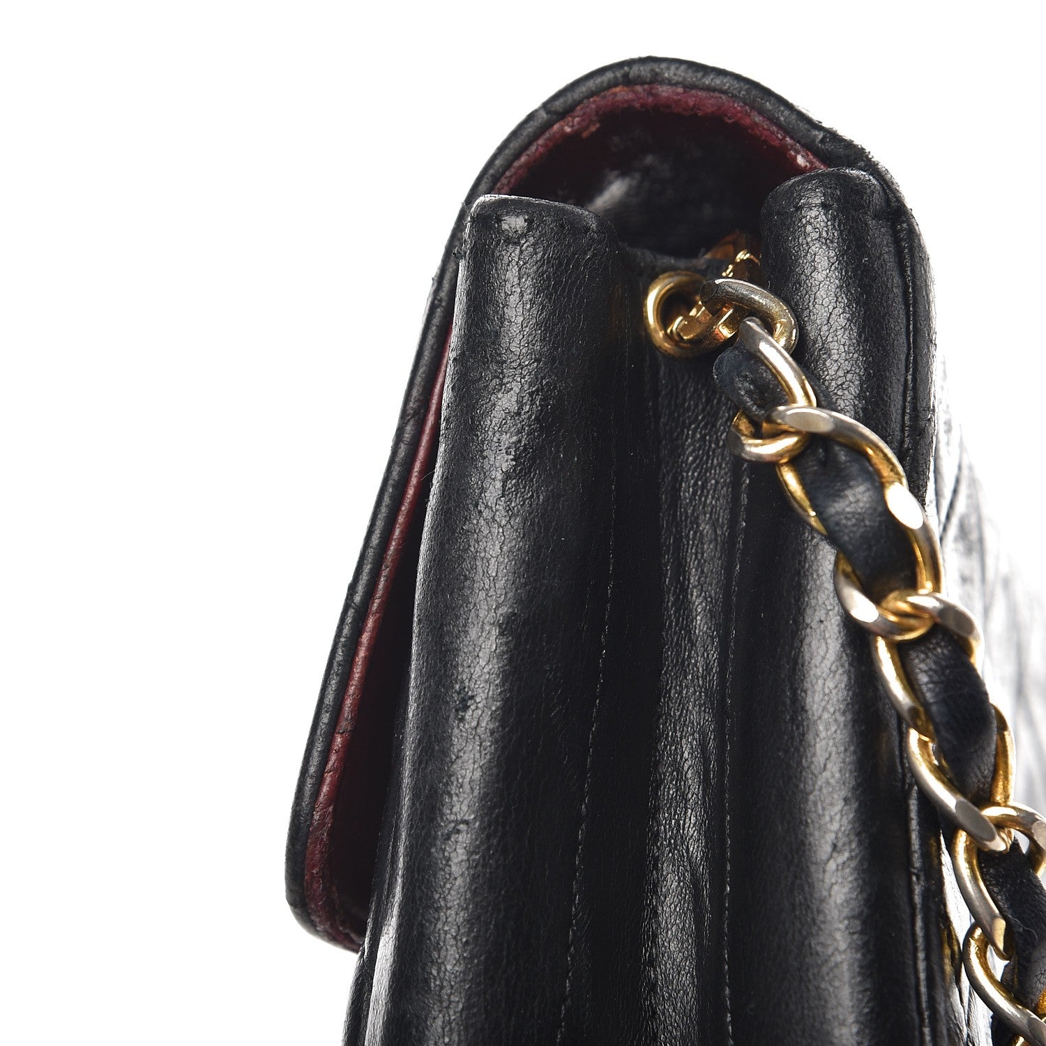 Chanel Lambskin Quilted Small Single Flap Black 10 of 14