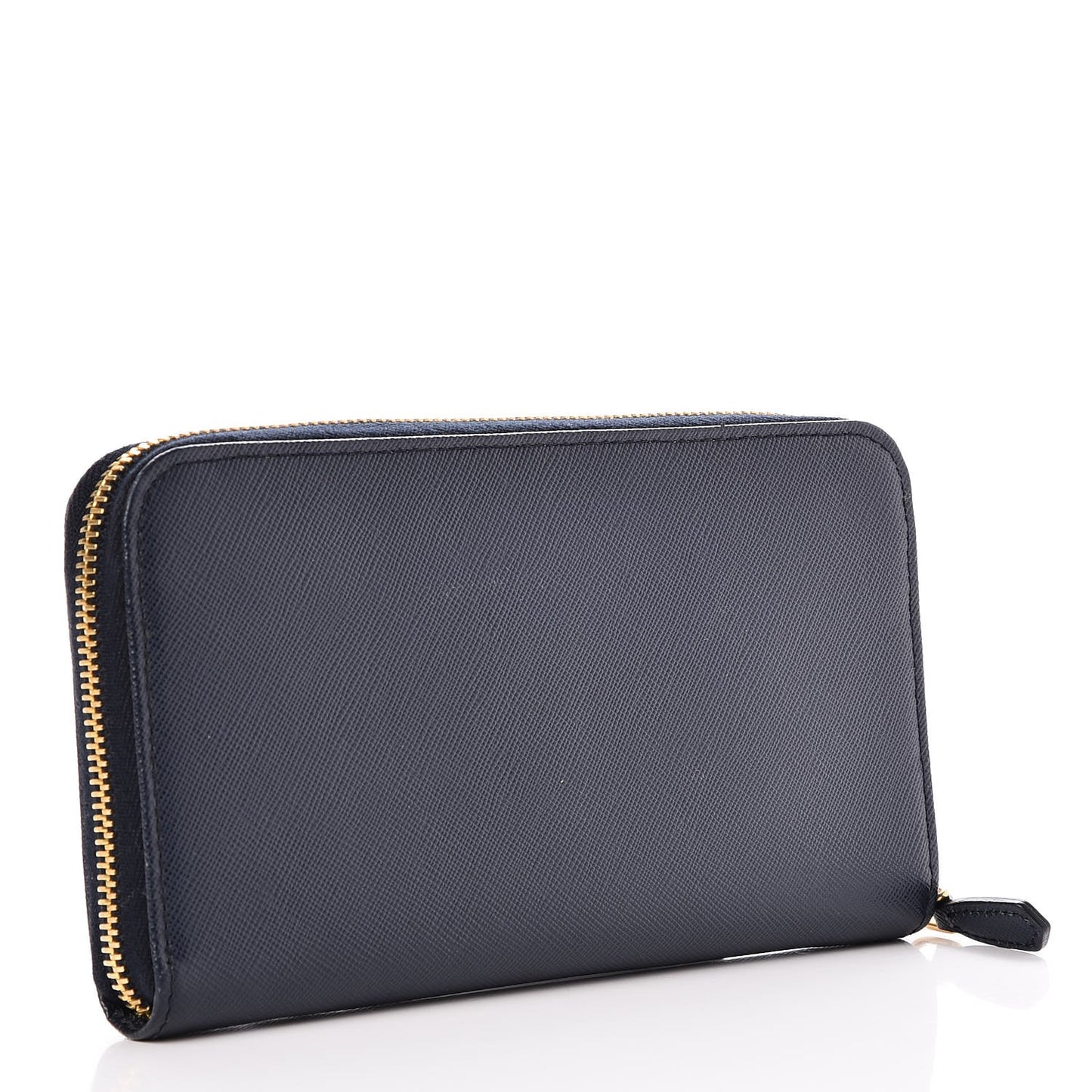 Saffiano Metal Zip Around Wallet Baltico