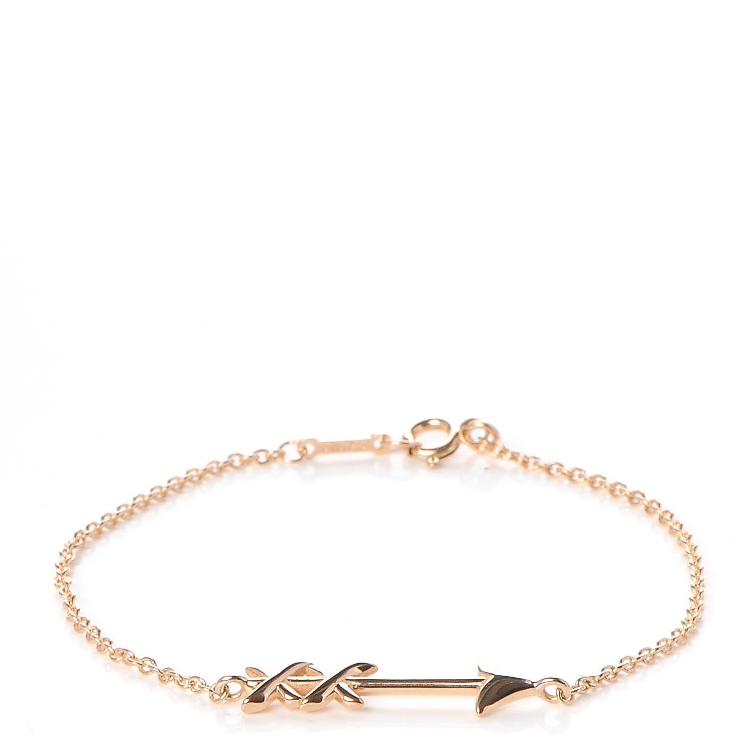 Tiffany 18K Rose Gold Paloma's Graffiti Arrow Bracelet 1 of 6