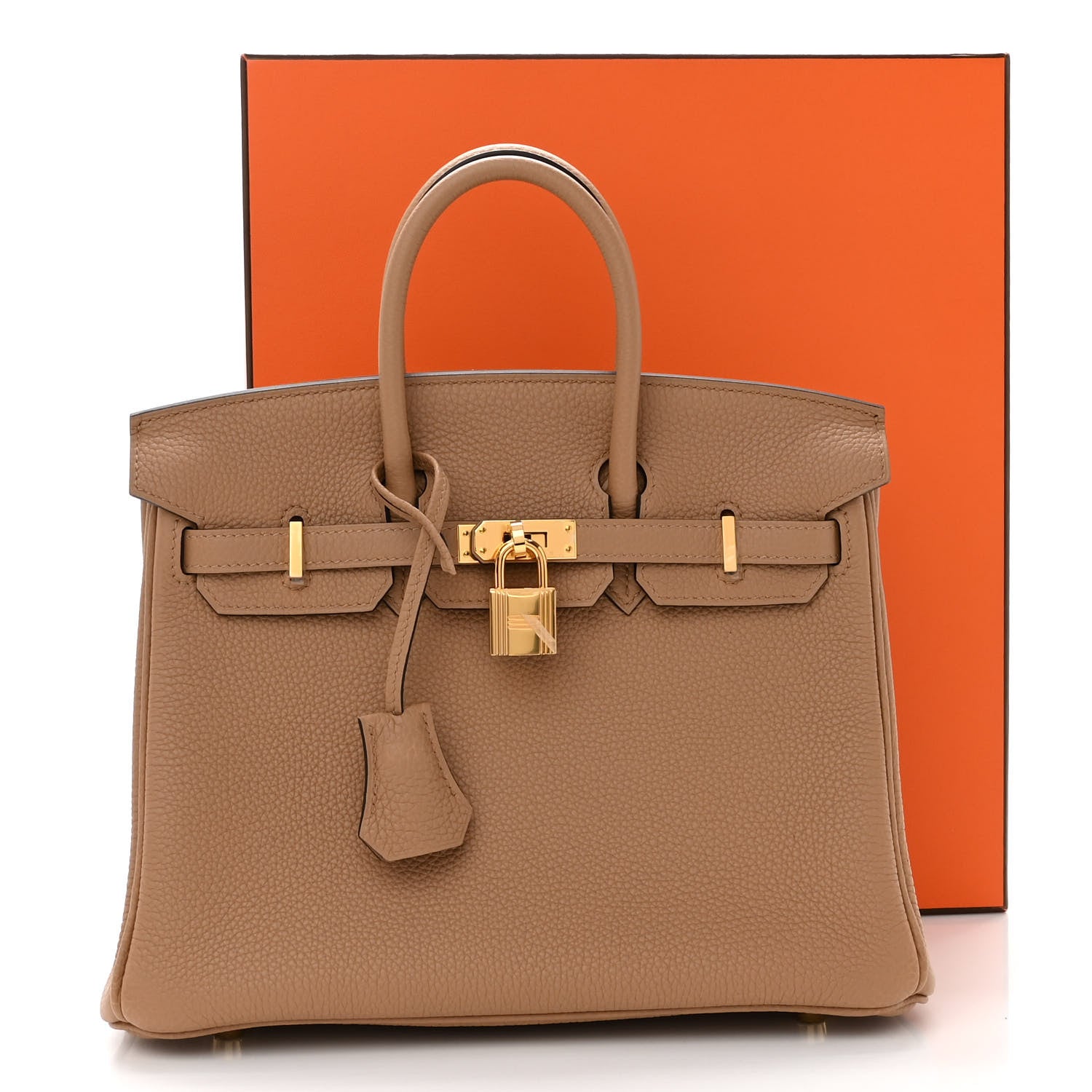 Hermes Togo Birkin 25 Chai 11 of 11