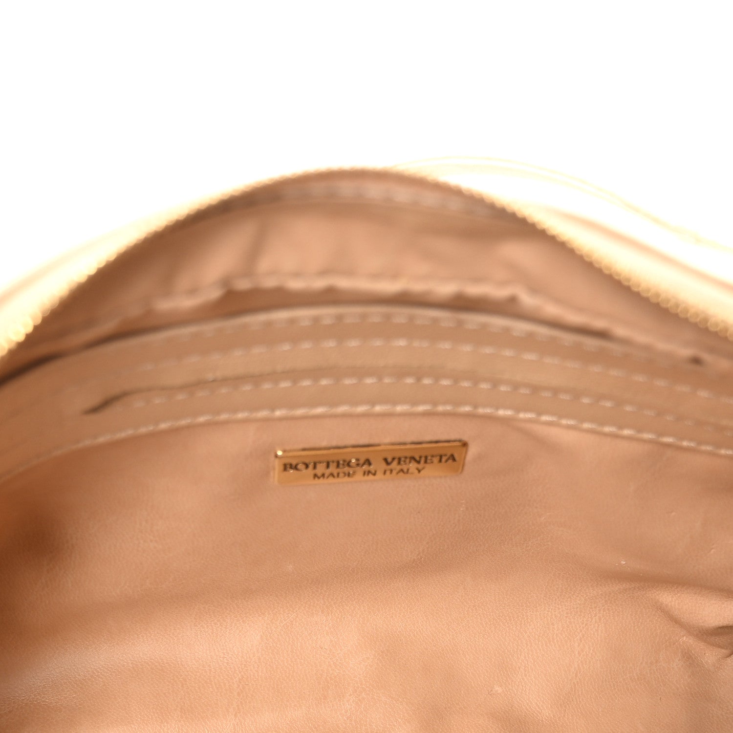 Bottega Veneta Metallic Nappa Intrecciato Mini Crossbody Rose Gold 6 of 10