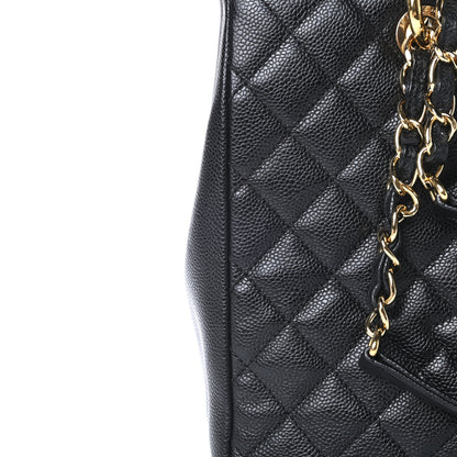Chanel Caviar Quilted Grand Shopping Tote GST Black 13 of 14