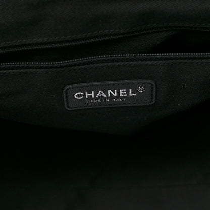 Chanel Woven Straw Raffia Medium Deauville Tote Grey 6 of 9