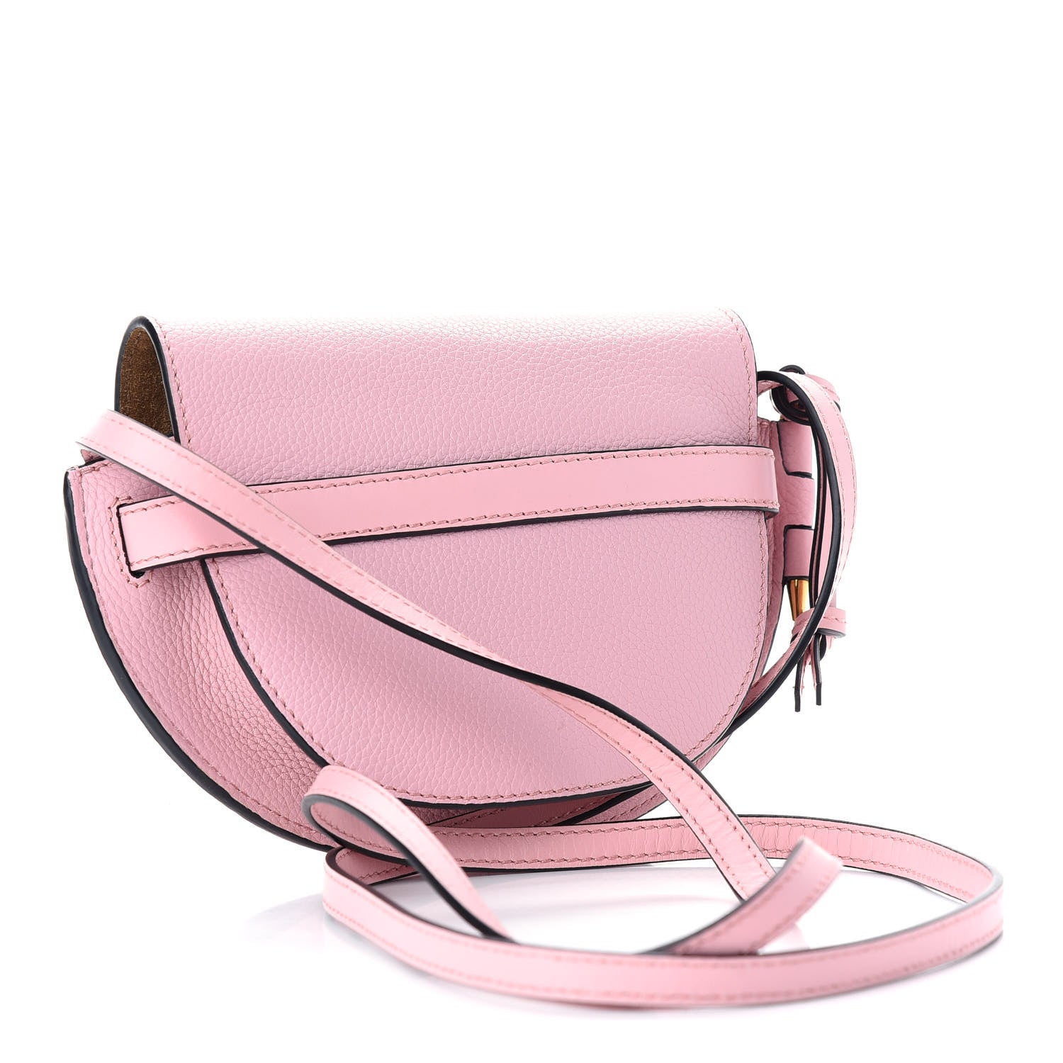 Loewe Grained Calfskin Mini Gate Crossbody Bag Pastel Pink 3 of 8